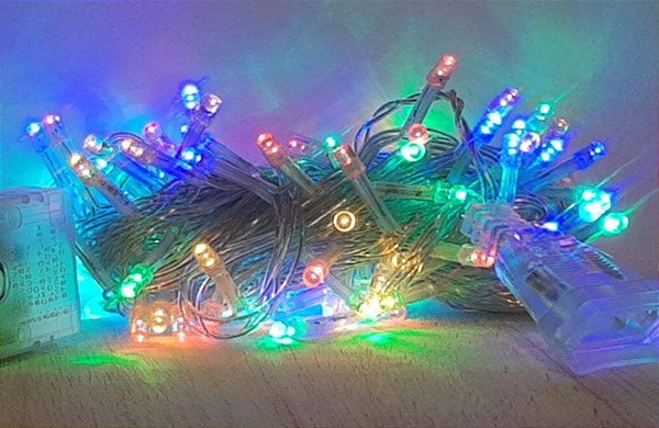 Cordão Led 100 Lâmpadas Fio Incolor 500cm 127V