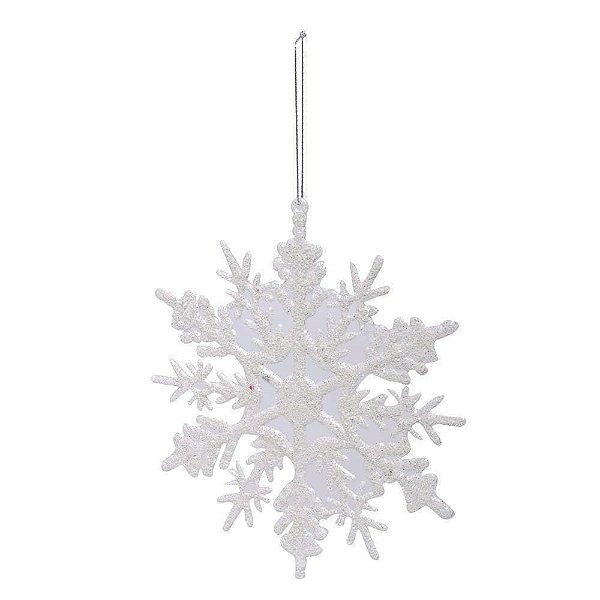Enfeite para Pendurar Floco de Neve