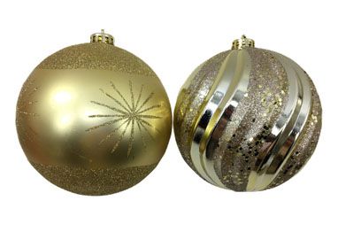 Bola Dourada 15cm