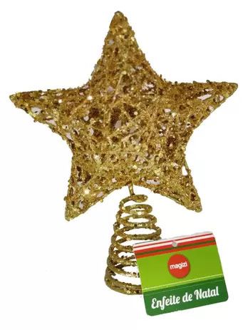 Ponteira Estrela Tridimensional 15cm
