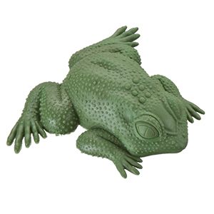 Sapo Grande de Borracha Realista Halloween 11cm x 9cm - 1 Unidade