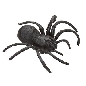Aranha Grande de Borracha Realista Halloween 13cm x 9,5cm - 1 Unidade