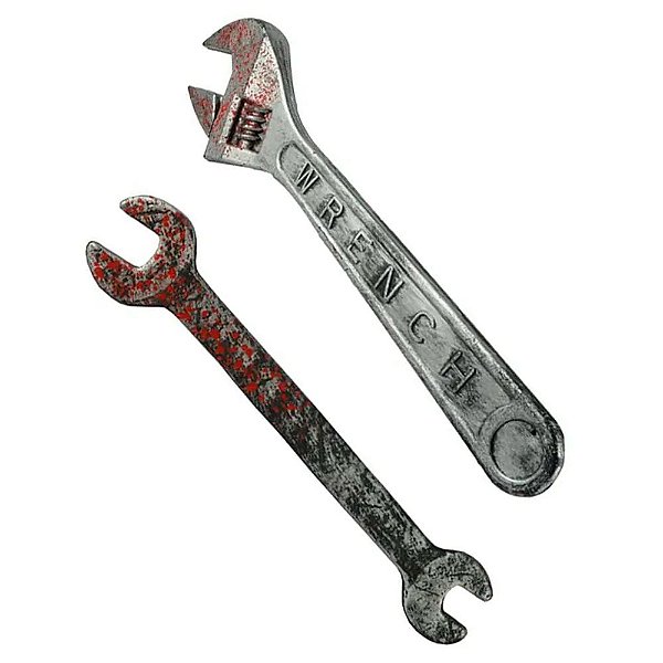 Chave Inglesa com Sangue Halloween para Fantasias - 1 Unidade