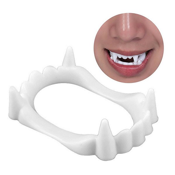 Dentadura Plástica Infantil Halloween