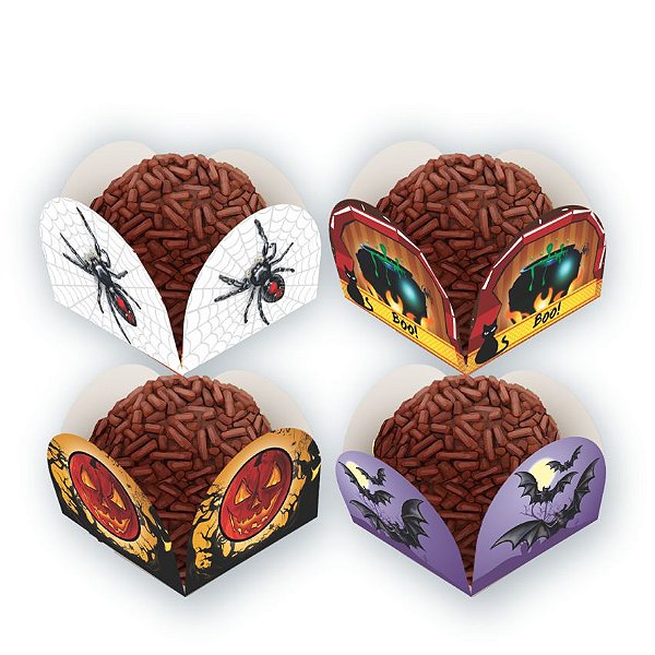 Porta Forminha Halloween - 50 Unidades