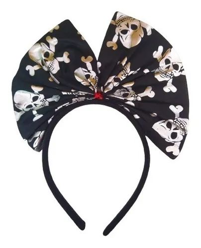 Tiara com Laço Halloween – Estampas Sortidas e Cheias de Charme!