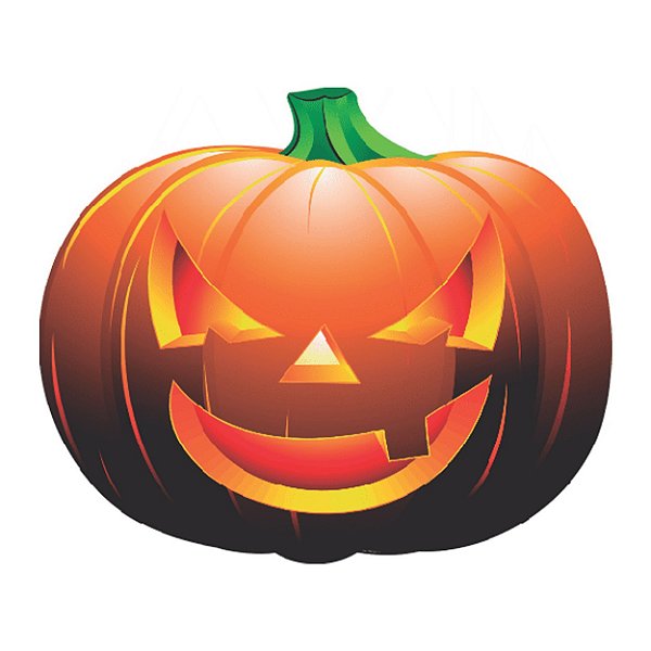 Painel Destacável Cartonado Abóbora Halloween - 52cm x 44cm - 1 Unidade