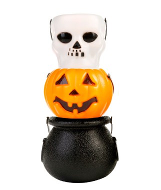 Trio Mini Balde Halloween - 3 un