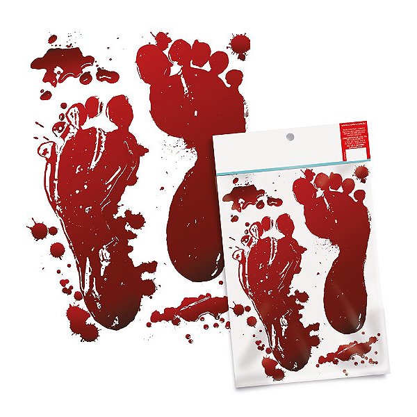 Adesivo Para Espelho Scary Night Pé Halloween