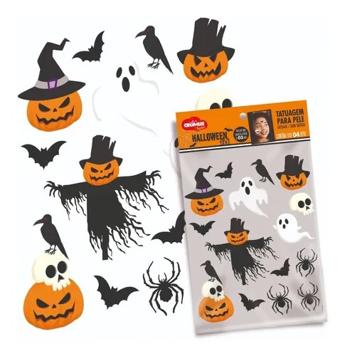 Tatuagem para Pele Cromus Halloween