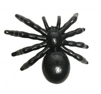 Aranha Preta Halloween Mini Toys - 1 un