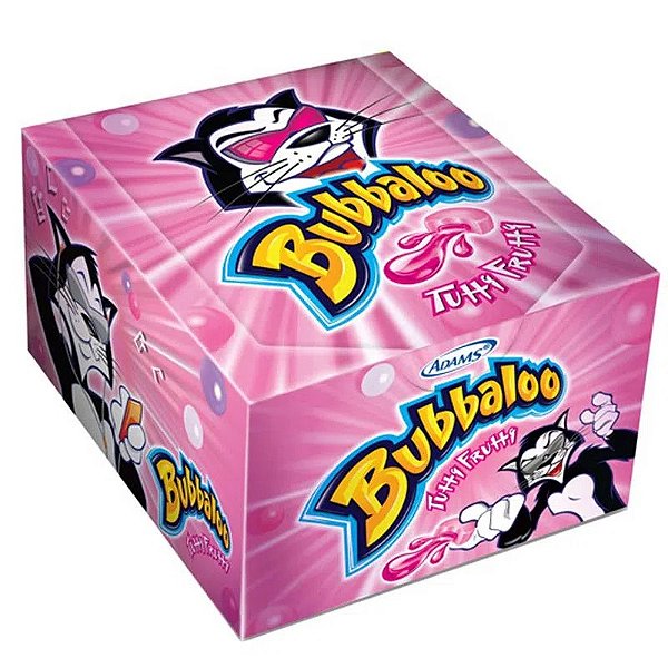 Chiclete Bubbaloo Tutti Frutti 300g - 60 Unidades