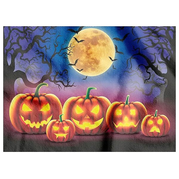 Tnt Painel Dia Das Bruxas Halloween Abóbora 1,00m X 1,40m