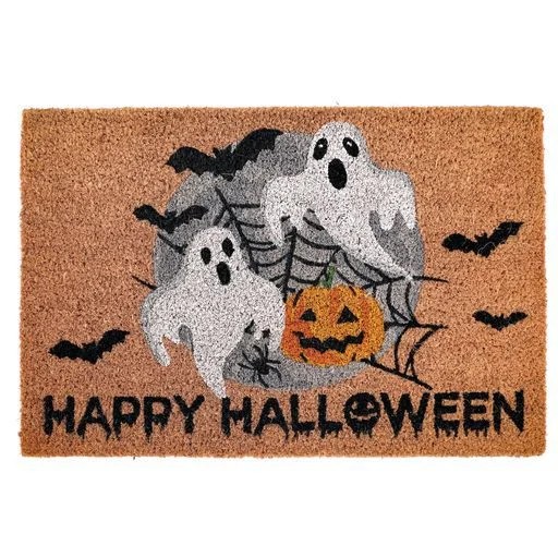 Tapete Capacho Fantasmas Halloween - 60cm x 40cm