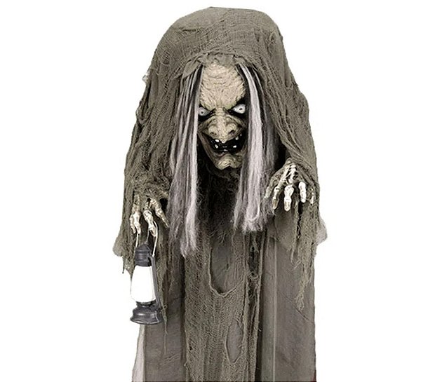 Bruxa em Pé com Som Luz e Movimento 180cm