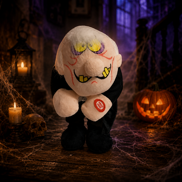 Boneco Mordomo Canta e Dança Halloween 30cm