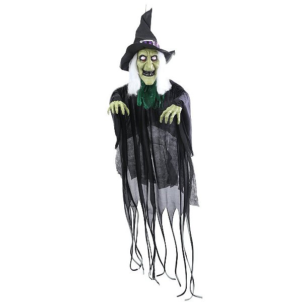 Bruxa Agnes Som Luz e Movimento Halloween