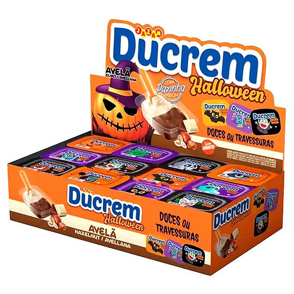 Creme de Avelã Ducrem Halloween 480g - 48 Unidades