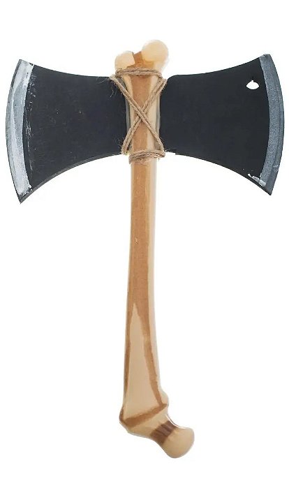 Machado Idade da Pedra c/ Osso Plástico 40cm