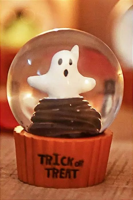Mini Globo de Água Fantasma Halloween