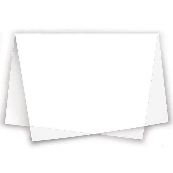 Papel de Seda Branco - 3 un