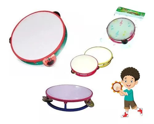 Pandeiro Brinquedo Infantil Musical - Sortido - 1 Unidade