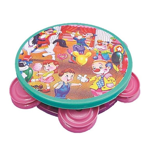 Pandeiro Brinquedo Infantil Musical - 1 Unidade