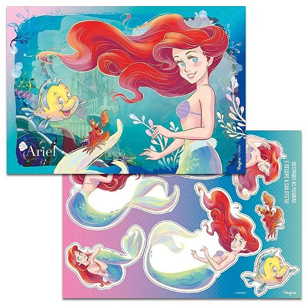 Kit Decorativo Pequena Sereia Ariel