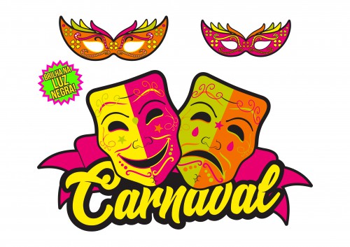 Painel Carnavalesco Neon