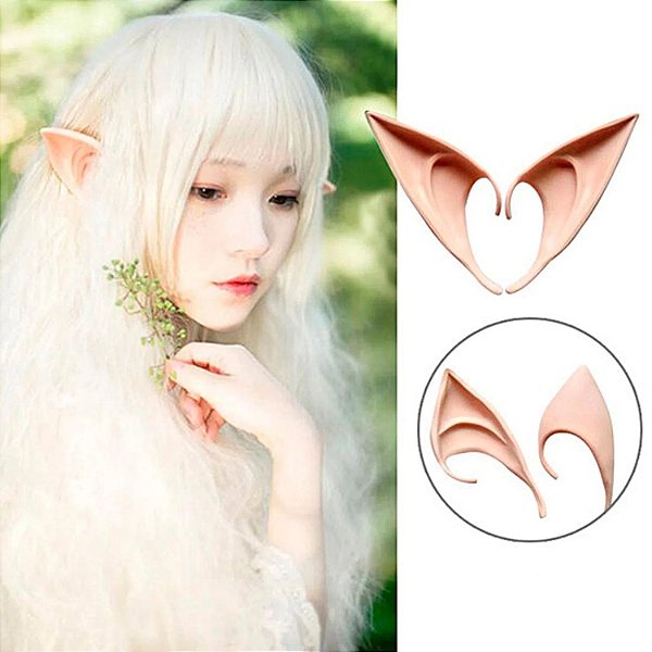 Orelha de Elfo Cosplay Anime Fada