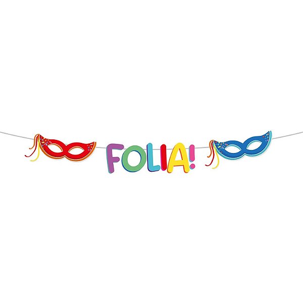 Faixa Folia Carnaval