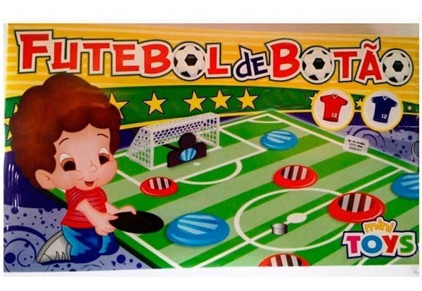 Jogo Futebol de Botão 13 Peças Individual - 1 Time