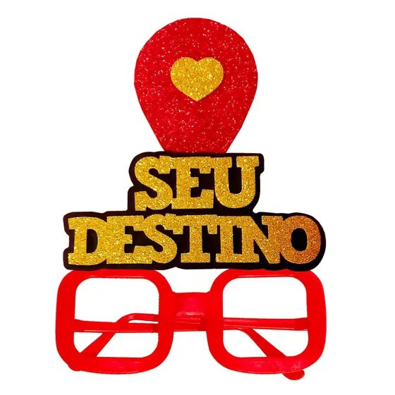 Acessório Óculos Colorido Sem Lentes - Seu Destino