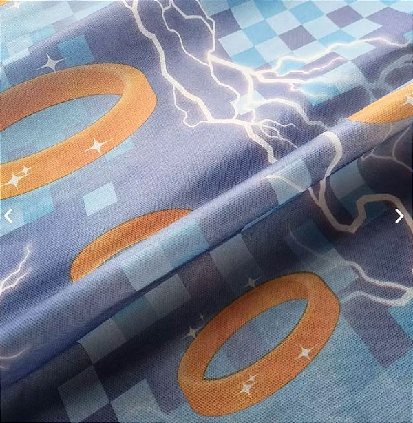 TNT Estampado Argolas - 1 metro