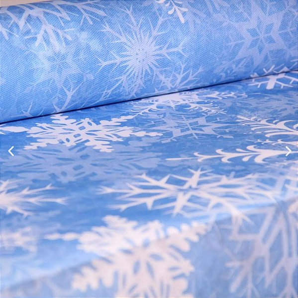 TNT Estampado Flocos - 1,40m x 1m