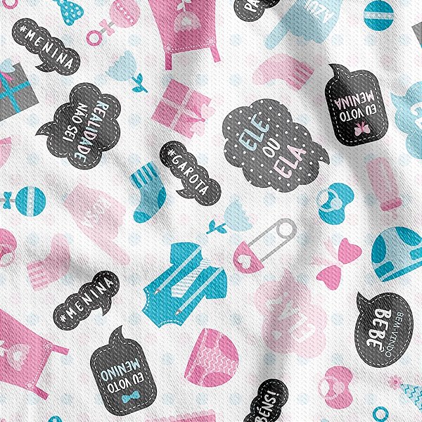 TNT Estampado Revelação - 1,40m x 1m