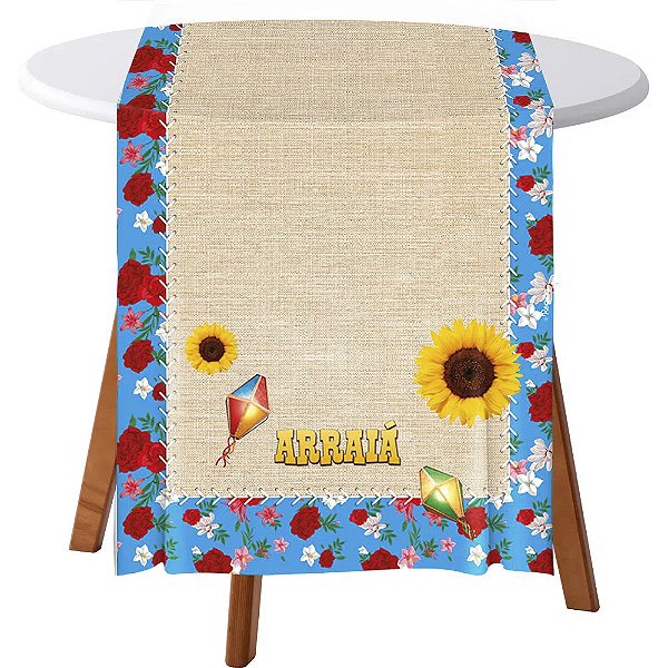 Trilho Caminho Toalha De Mesa Tecido Decorativa Festa Junina - 2M x 40cm
