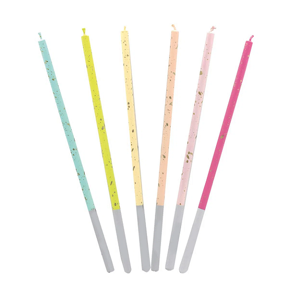 Vela Palito 15 cm - 6 un