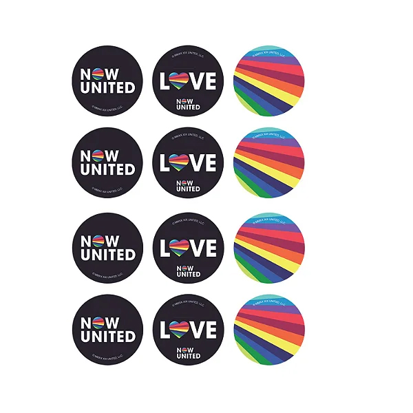 Aplique Imp Cartonato em EVA Now United- 12 unidades