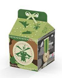 Caixa Decrativa Frmato Milk Camuflado - 8 un