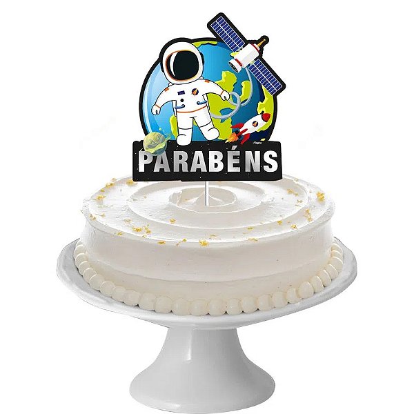 Decoração de Bolo Astronauta - 1 unidade