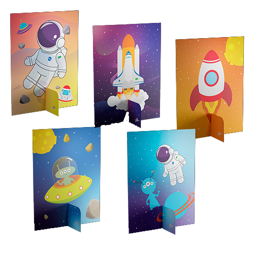 Enfeites De Mesa Astronauta - 5 unidades