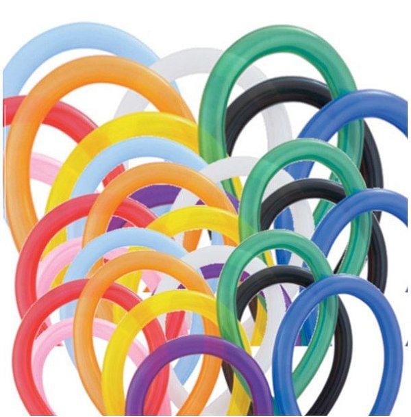 Balão Bexiga Canudo Modelagem Fácil Nº 260 - Sortido - 25 Unidades