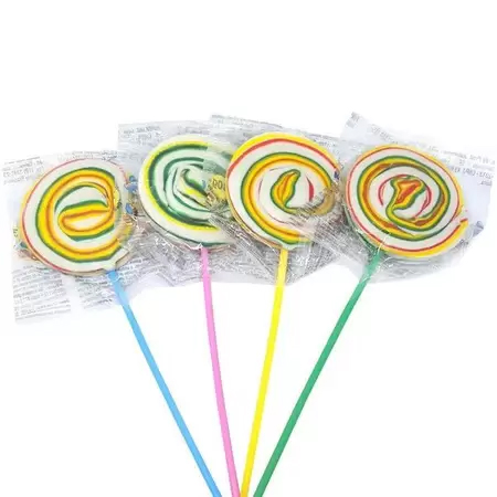 Pirulito Mini Psicodelico Colorido Pacote 50 Unidades - 200g