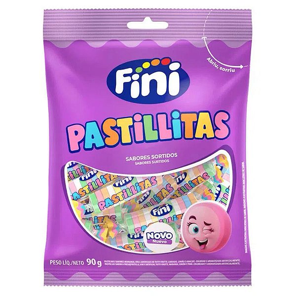 Pastilha Fini Pastillitas Frutas - 580g