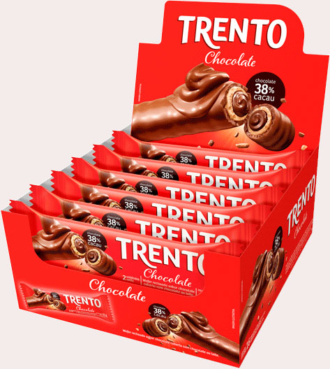 Trento Chocolate ao Leite - Caixa 464g