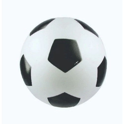 Bola De Vinil Dente De Leite Branca E Preta - 20cm