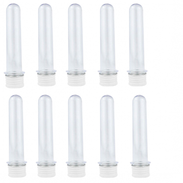 Tubete Transparente de 8 cm - 10 Unidades