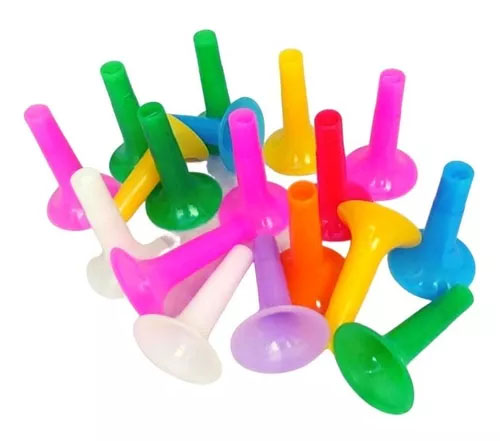 Mini Corneta Colorida Brinquedo para Sacolinhas Surpresa - 10 Unidades