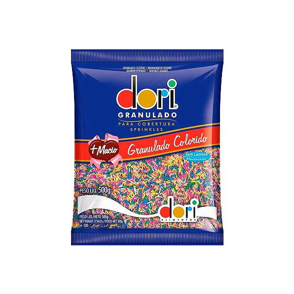 Granulado Chocolate Colorido Dori - 500g
